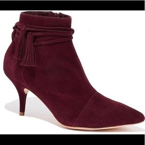 BRAND NEW Bordeaux Ange Suede Bootie